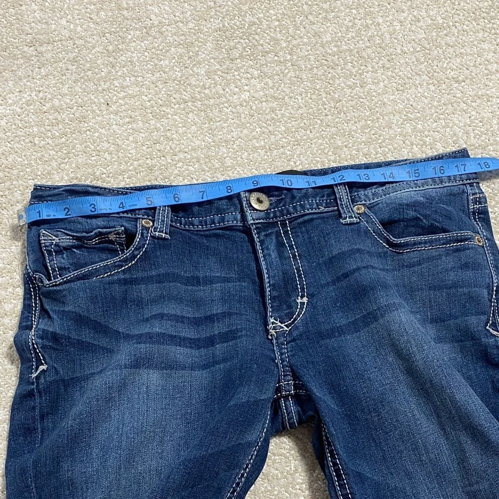 Express Women's Dark Blue Boot Cut Jeans - Picture 14 of 15